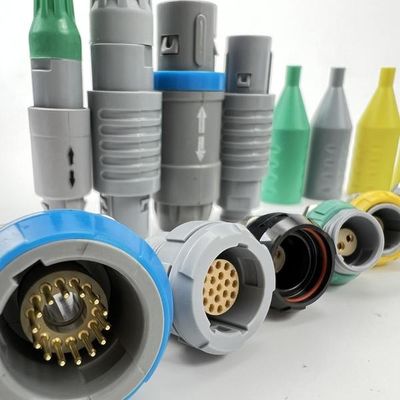 قیمت خوب RoHs Sterilized Push Pull Medical Connectors For ECG Monitor آنلاین