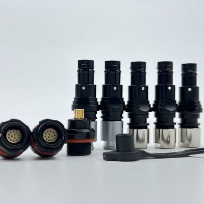 قیمت خوب کانکتور فشاری-کششی الکتریکی نظامی MIL IP68 با محافظ EMC 360 درجه آنلاین