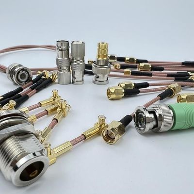 قیمت خوب Bulkhead RF Coaxial Connector TNC BNC UHF N SMA SMB SSMA SSMB SMC SSMC Panel Mount آنلاین