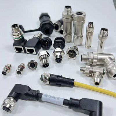 قیمت خوب Waterproof EMC Shield Power Circular Electrical Connectors 6 Pin M23 آنلاین