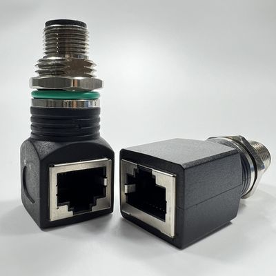 قیمت خوب Overmoulding M12 Electrical Connector 4 pin for Industrial Automation آنلاین