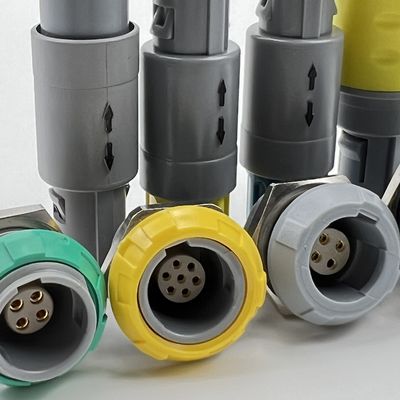 قیمت خوب ISO9001 Fastest Quick Circular Plastic Connectors For Medical Equipment آنلاین