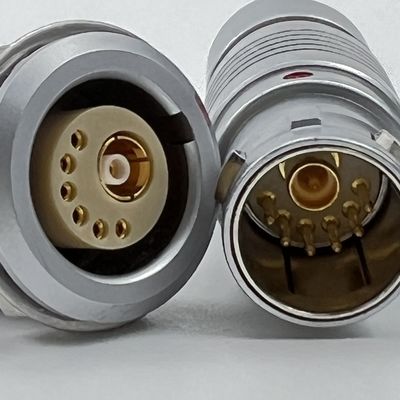 قیمت خوب Circular Multiple Contact Coaxial And Signals Weipu Sf6 Push Pull Connectors آنلاین