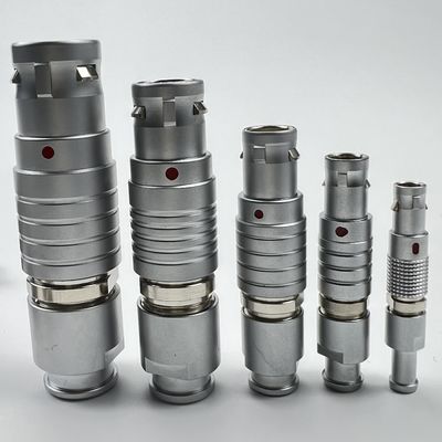 قیمت خوب LEMO 00B 0B 1B 2B 3B 4B Circular Push Pull Connectors 2-32 Contacts 360 Degree EMC Shielding آنلاین