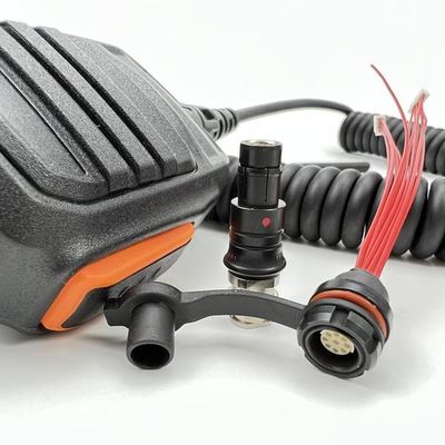 قیمت خوب IP50 Waterproof Circular Push Pull Connectors Cable Ends Panel Mount آنلاین